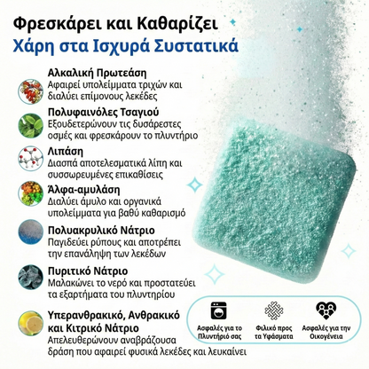 Καθαριστικό πλυντηρίου ρούχων Profi – ενεργά ένζυμα